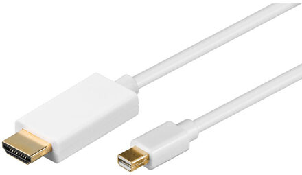 Goobay Mini-DisplayPort > HDMI Kabel 2m Wit