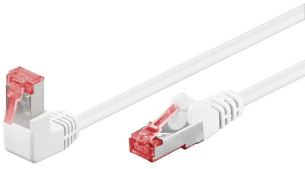 Goobay Patchkabel Cat.6 S/FTP (PiMF), 1x 90° Kabel