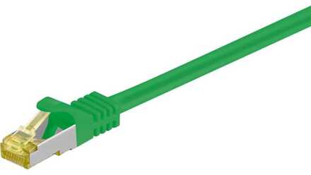 Goobay Patchkabel RJ-45 Cat 6.a S/FTP (PIMF), met Cat.7 kabel - 0,5 m Groen