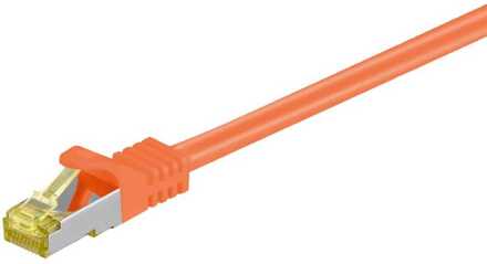 Goobay Patchkabel RJ-45 S/FTP met Cat.7 Oranje