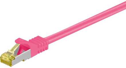 Goobay Patchkabel RJ-45 S/FTP met Cat.7 Roze