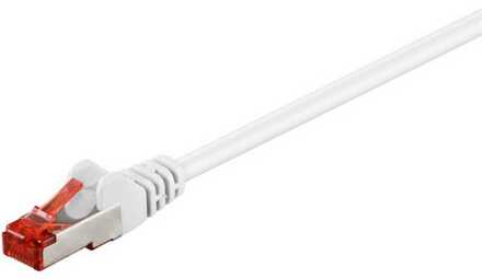 Goobay Patchkabel RJ-45 S/STP met Cat.6 Wit