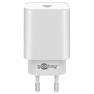 Goobay Universele USB-C Stopcontact Lader - PD, 45W - Wit