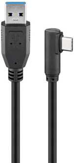 Goobay USB 3.0 Aansluitkabel 0.50 m Zwart