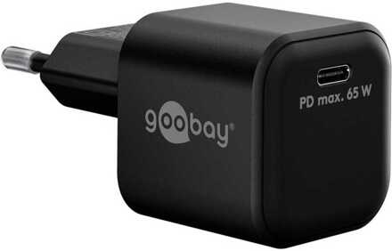 Goobay USB-C PD GaN snellader Nano (65 W) Oplader