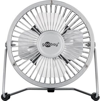 Goobay USB-tafelventilator 2.5 W (Ã x h) 130 mm x 160 mm Zilver