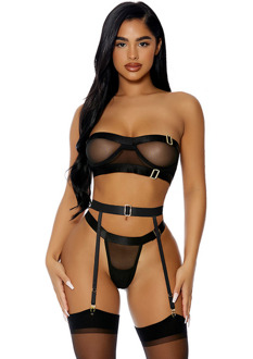 Good As Gold Lingerie Set - Lingerie Set - M