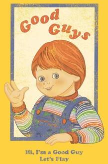 Good Guys Retro Dames T-shirt - Geel - S