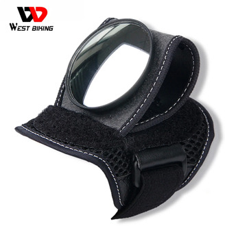Good Hand Cycling Wrist Mirror Rear View Rearview Safety Bike Arm Back Mirror WEST BIKING Bicycle Rear Reflector Wrist Mirror