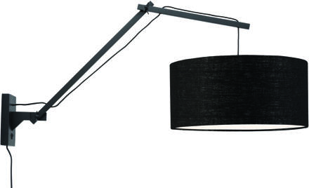 GOOD&MOJO Andes Wandlamp L Zwart