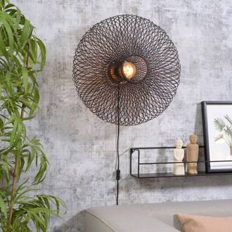 GOOD&MOJO Cango wandlamp, Ellipse, zwart