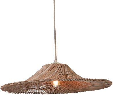 GOOD&MOJO Hanglamp Cancun rotan/kap ø53xh.11cm naturel, S