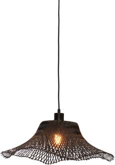 GOOD&MOJO Hanglamp Ibiza - Bamboe Zwart - 50x50x15cm