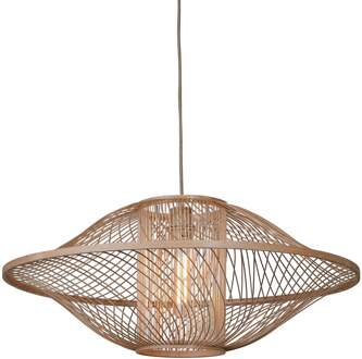 GOOD&MOJO Hanglamp Maui bamboe/kap ø70xh.30cm naturel, L