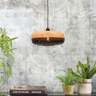 GOOD&MOJO Hanglamp Palawan - Bamboe|Zwart - Ø40cm Bruin