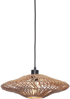 GOOD&MOJO Hanglamp Zanzibar - Rotan - Ø40x12cm Bruin