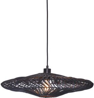 GOOD&MOJO Hanglamp Zanzibar - Rotan Zwart - Ø55cm