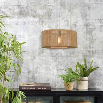GOOD&MOJO Iguazu Small hanglamp rond Ø50cm naturel, zwart