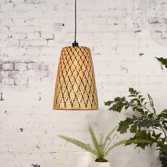 GOOD&MOJO Kalimantan Hanglamp S Bruin, Zwart