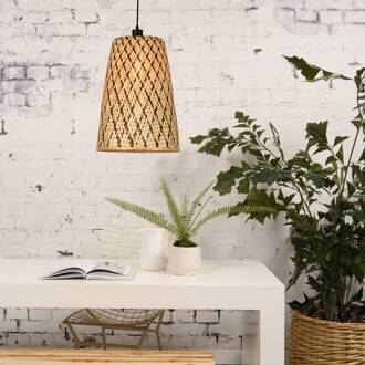 GOOD&MOJO Kalimantan Hanglamp S Bruin, Zwart