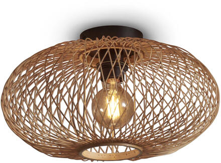 GOOD&MOJO Plafonniere Cango - Bamboe - Ø40cm Bruin