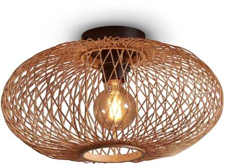 GOOD&MOJO Plafonniere Cango - Bamboe - Ø40cm Bruin