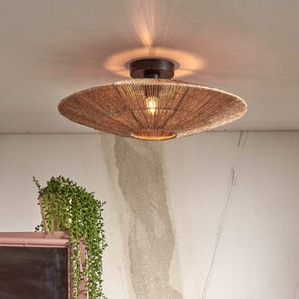 GOOD&MOJO Plafonniere Iguazu - Jute - Ø55cm Bruin