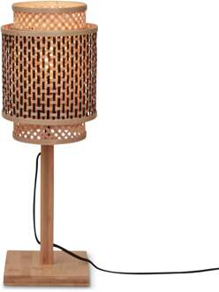 GOOD&MOJO Tafellamp Bhutan - Bamboe - 22x22x45cm Bruin