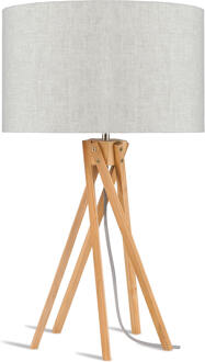 GOOD&MOJO Tafellamp Kilimanjaro - Naturel|Bamboe - Ø32cm Bruin