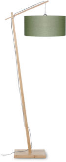 GOOD&MOJO Vloerlamp Andes - Bamboe|Groen - 72x47x176cm Bruin