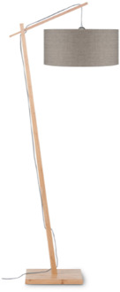 GOOD&MOJO Vloerlamp Andes - Bamboe|Taupe - 72x47x176cm Bruin