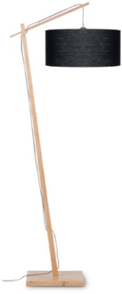 GOOD&MOJO Vloerlamp Andes - Bamboe|Zwart - 72x47x176cm Bruin