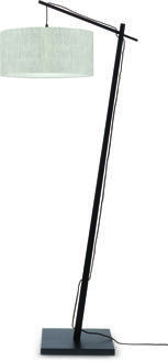 GOOD&MOJO Vloerlamp Andes - Zwart|Naturel - 72x47x176cm
