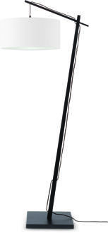 GOOD&MOJO Vloerlamp Andes - Zwart|Wit - 72x47x176cm