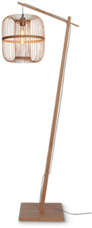 GOOD&MOJO Vloerlamp Hokkaido - Bamboe - 63x36x176cm Bruin