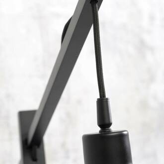 GOOD&MOJO Vloerlamp Merapi - Bamboe Zwart - 57x30x150cm Bruin