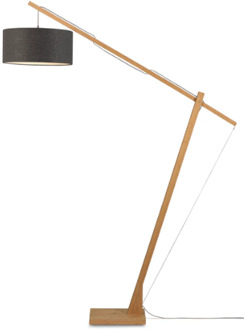 GOOD&MOJO Vloerlamp Montblanc - Bamboe|Donkergrijs - 175x47x207cm Bruin