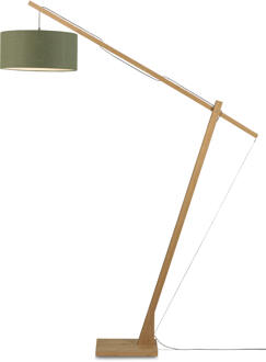 GOOD&MOJO Vloerlamp Montblanc - Bamboe|Groen - 175x47x207cm Bruin