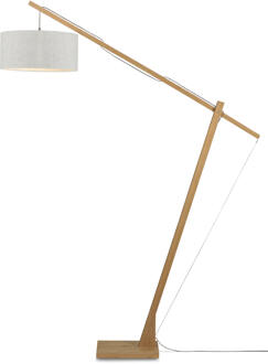 GOOD&MOJO Vloerlamp Montblanc - Bamboe|Naturel - 175x47x207cm Bruin