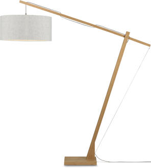 GOOD&MOJO Vloerlamp Montblanc - Bamboe|Naturel - 175x60x207cm Bruin