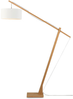 GOOD&MOJO Vloerlamp Montblanc - Bamboe|Wit - 175x47x207cm Bruin