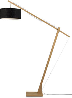 GOOD&MOJO Vloerlamp Montblanc - Bamboe|Zwart - 175x47x207cm Bruin