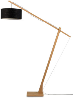 GOOD&MOJO Vloerlamp Montblanc - Bamboe|Zwart - 175x47x207cm Bruin