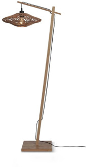 GOOD&MOJO Vloerlamp Zanzibar - Bamboe - 63x40x150cm Bruin
