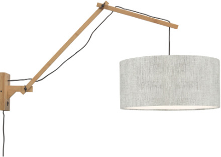 GOOD&MOJO Wandlamp Andes - Bamboe|Naturel - 95x47x55cm Bruin