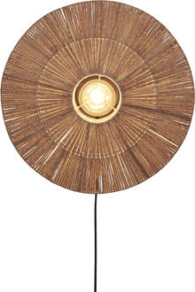 GOOD&MOJO Wandlamp Iguazu - Jute - Ø55cm Bruin