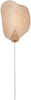GOOD&MOJO Wandlamp Kinabalu bamboe/kap 40x10xh.50cm, naturel