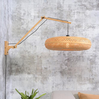 GOOD&MOJO Wandlamp Palawan - Bamboe - 105x60x55cm Bruin