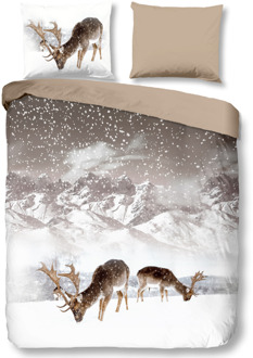 Good Morning Dekbedovertrek 200 x 200|220 cm + 2 kussenslopen Zand Beige