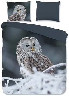 Good Morning Dekbedovertrek Bennie 200 x 200/220 cm + 2 kussenslopen Grijs